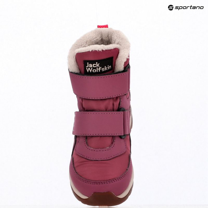 Încălțăminte pentru copii Jack Wolfskin Polar Bear-B Texapore Mid Vc raisin 10