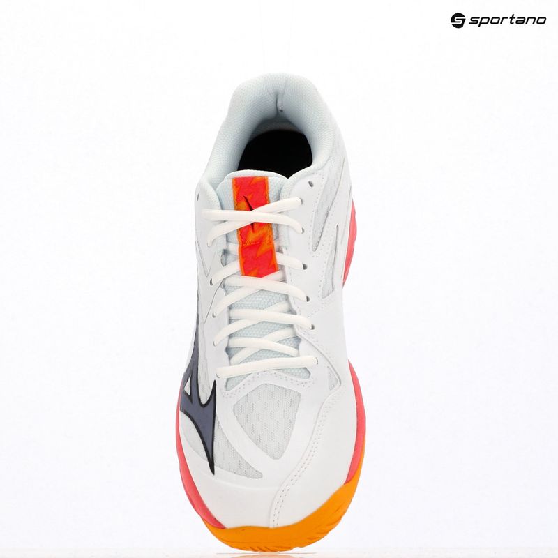 Încălțăminte de volei Mizuno Thunder Blade Z white/fiery coral 2/citrus 15