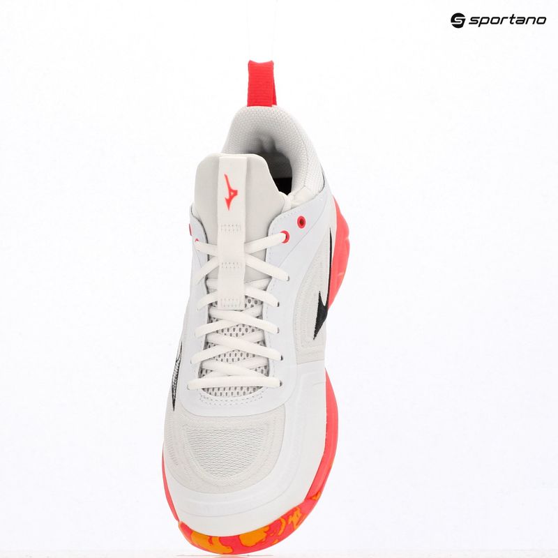 Încălțăminte de volei Mizuno Wave Luminous 3 white/fiery coral 2/citrus 15