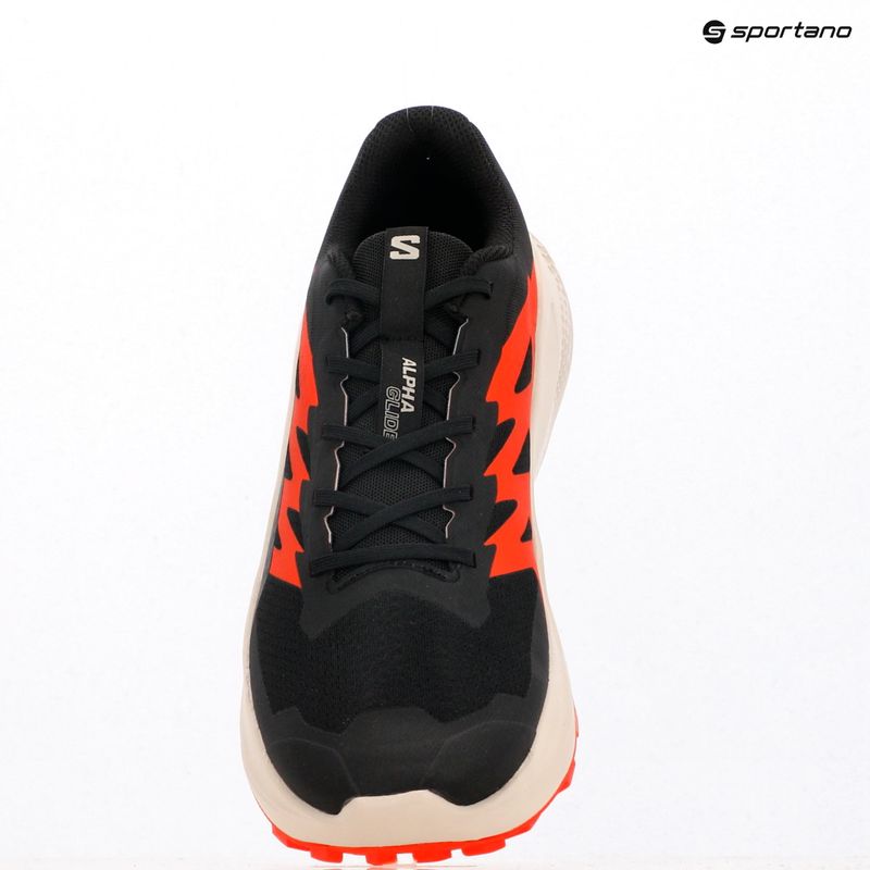 Încălțăminte de alergare pentru bărbați Salomon Alphaglide black/rainy day/red orange 15
