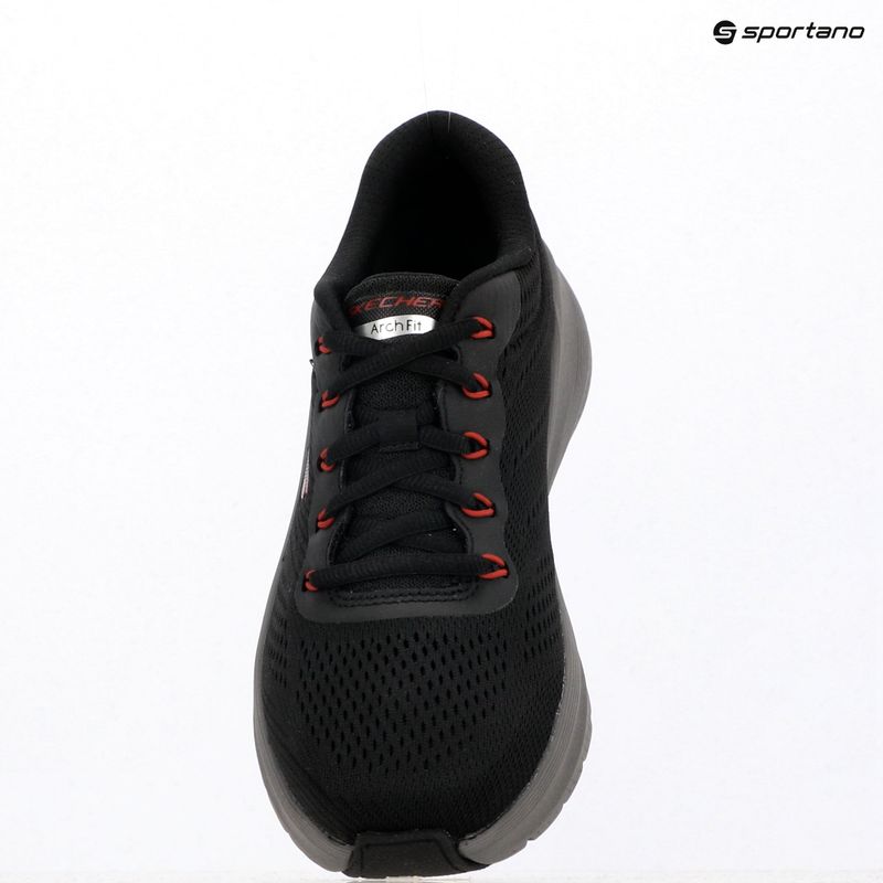 Pantofi bărbați SKECHERS Arch Fit 2.0 negru/roșu 13