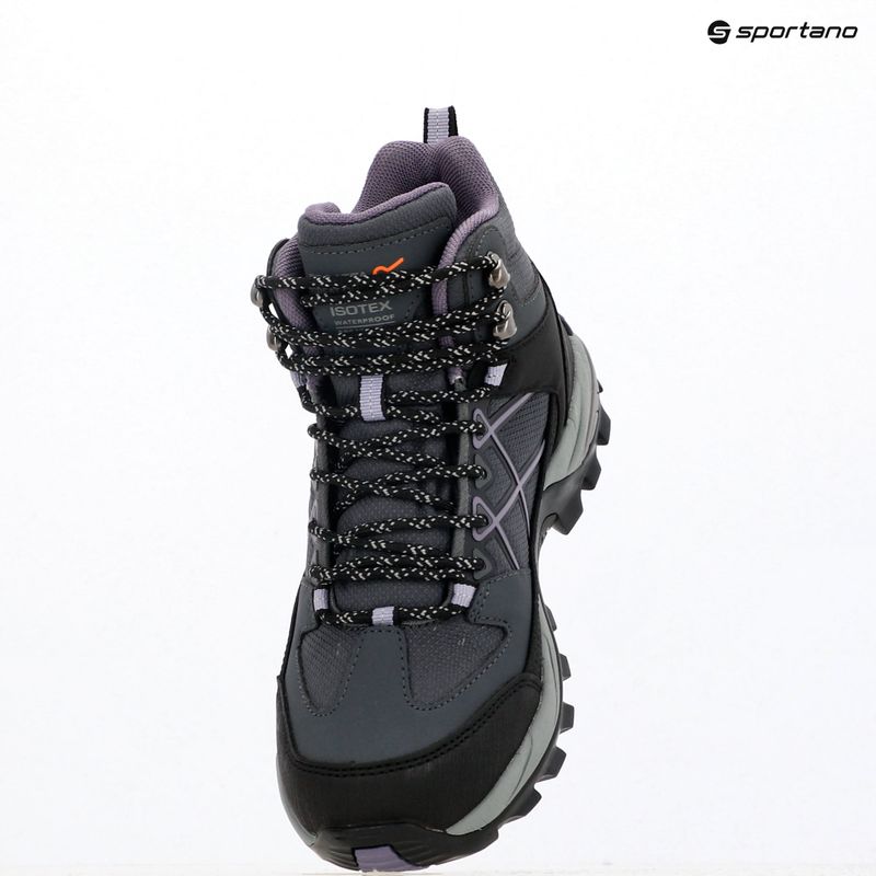 Încălțăminte de trekking pentru bărbați REGATTA Samaris III seal grey/purple 15