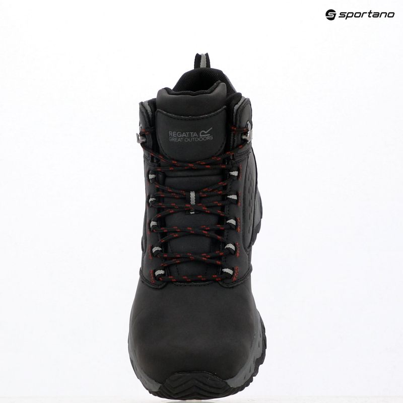 Încălțăminte de drumeții pentru bărbați REGATTA Amble black/rio red 19