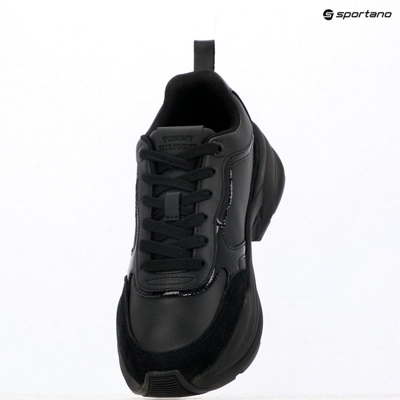 Încălțăminte pentru femei Tommy Hilfiger Chunky Runner Patent black 9