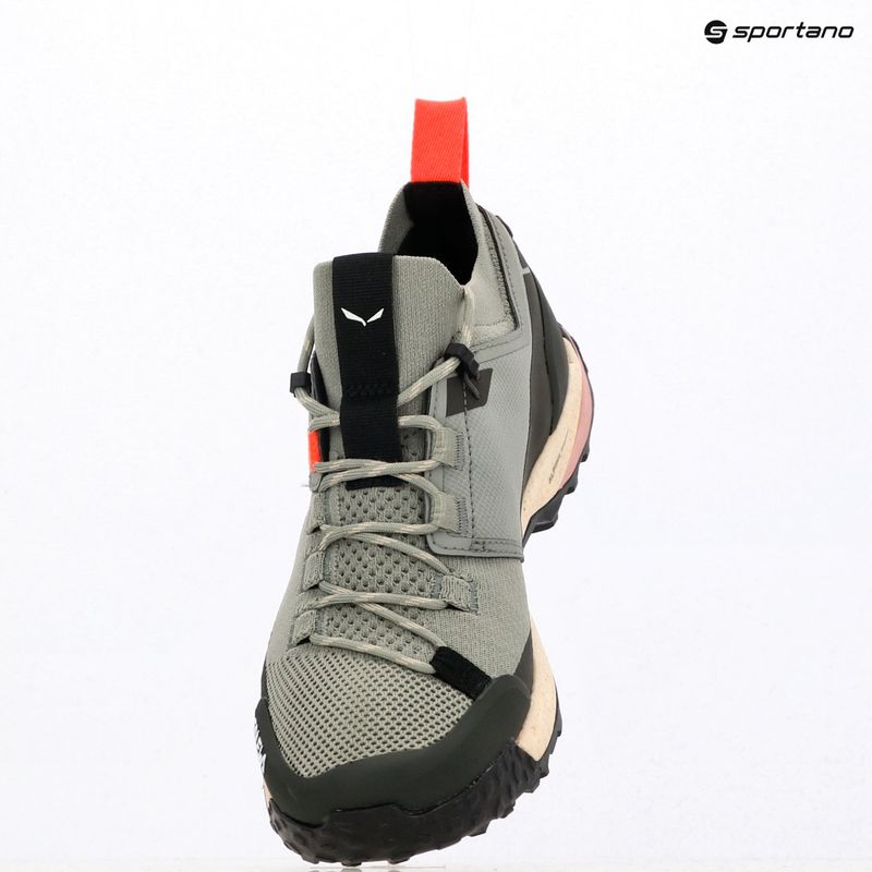 Încălțăminte de trekking pentru femei Salewa Puez 2 Knit Powertex shadow/dark olive 17