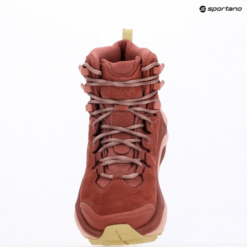 Încălțăminte de trekking pentru femei HOKA Kaha 3 GTX rouge/rose latte 18