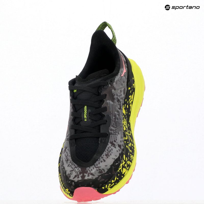 Încălțăminte de alergare pentru femei HOKA Speedgoat 6 black/neon rose 18