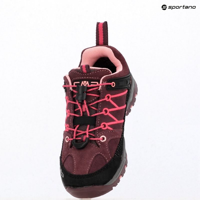 Încălțăminte de trekking pentru copii CMP Rigel Low Wp prugna/peach 12