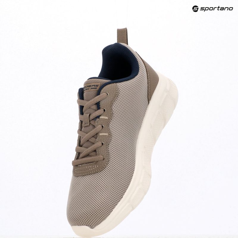 Încălțăminte bărbătească Skechers Bobs Sport B Flex Icy Edge taupe 7