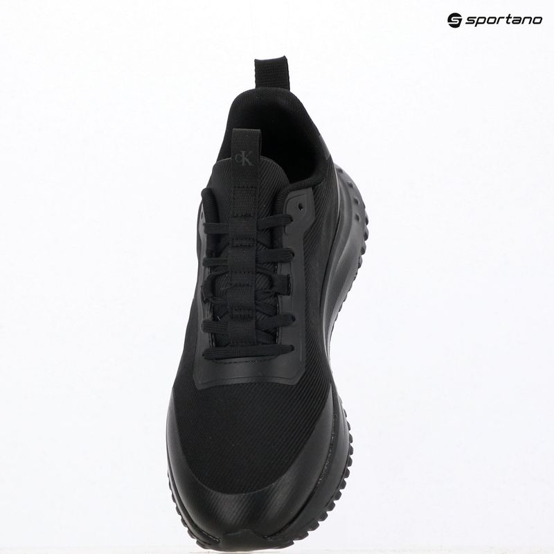 Încălțăminte pentru bărbați Calvin Klein YM0YM01442 Eva Runner Lace Up Mat Mix 0GJ triple black 9