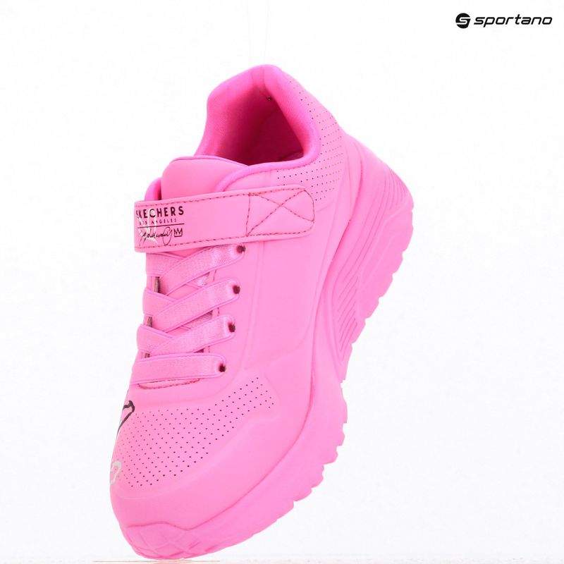 Încălțăminte pentru copii SKECHERS Uno Lite Love Levitate hot pink/multi 9