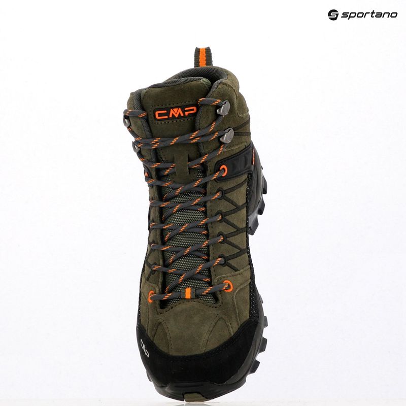 Încălțăminte de trekking pentru bărbați CMP Rigel Mid Wp olive/flame 13