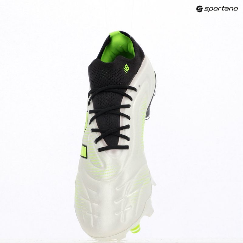 Ghete de fotbal New Balance Tekela Pro Low V5 FG alb 9