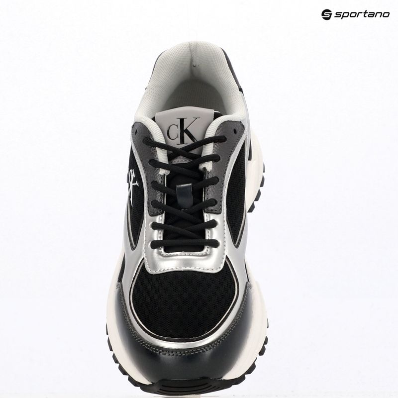 Încălțăminte pentru femei Calvin Klein YW0YW02063 Hike Runner Lace Up Mesh Mix black/silver 9