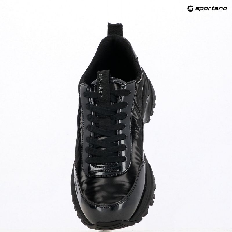 Încălțăminte pentru femei Calvin Klein YW0YW02043 Hike Runner Lace Up Pearl Nylon triple black 9