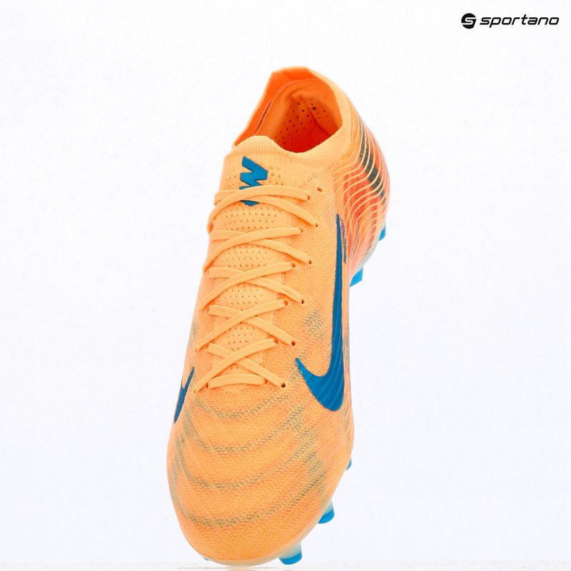 Încălțăminte de fotbal pentru bărbați Nike Zoom Vapor 16 Elite Kylian Mbappe AG-Pro melon tint/igloo/neo turquoise 13
