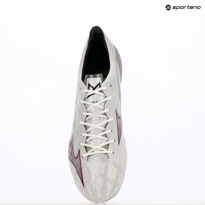 Încălțăminte de fotbal pentru bărbați Mizuno Alpha JP white/ignition red/801 c 9