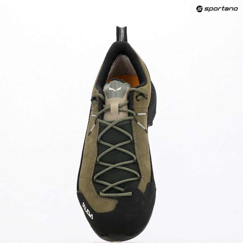 Încălțăminte de abordare pentru bărbați Salewa Wildfire Leather 2 GTX faded green/black 19