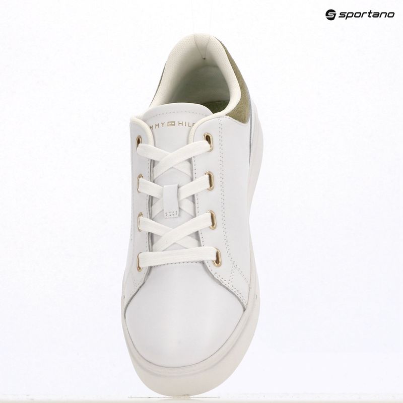 Încălțăminte pentru femei Tommy Hilfiger Casual Cupsole white/earth sage 9
