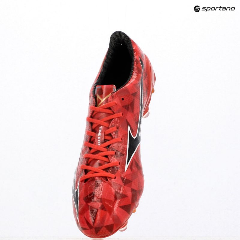 Încălțăminte de fotbal pentru bărbați Mizuno α II Japan Mix morelia 40th red/black/gold 9
