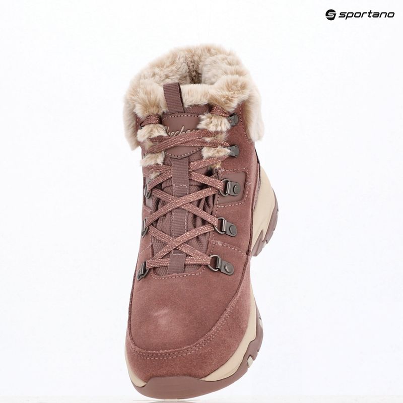 Încălțăminte pentru femei  Skechers Trego Snow Worries mauve 9