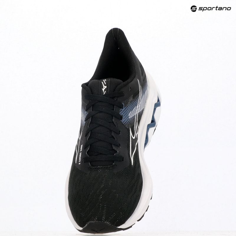 Încălțăminte de alergare pentru bărbați Mizuno Wave Equate 9 black/white/vintage indigo 9
