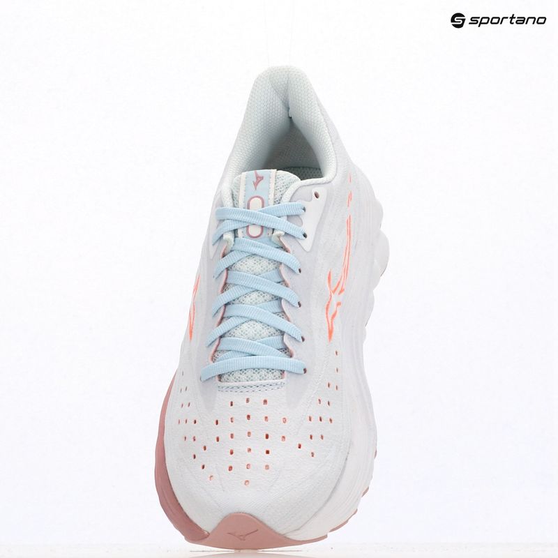 Încălțăminte de alergare pentru femei Mizuno Wave Skyrise 6 Nantucket Breeze/Striking Coral/Bleach Mauve 9