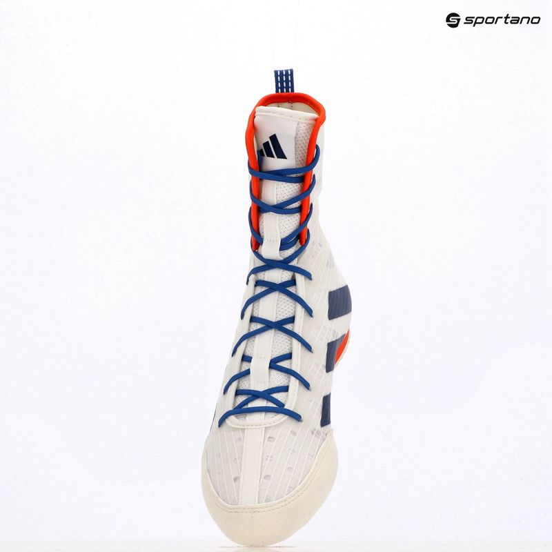 Încălțăminte de box adidas Box Hog 4 white/navy 9