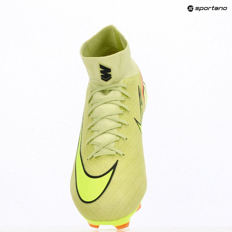 Încălțăminte de fotbal pentru bărbați Nike Mercurial Superfly 10 Pro FG Limelight/Hyper Crimson/Volt 9