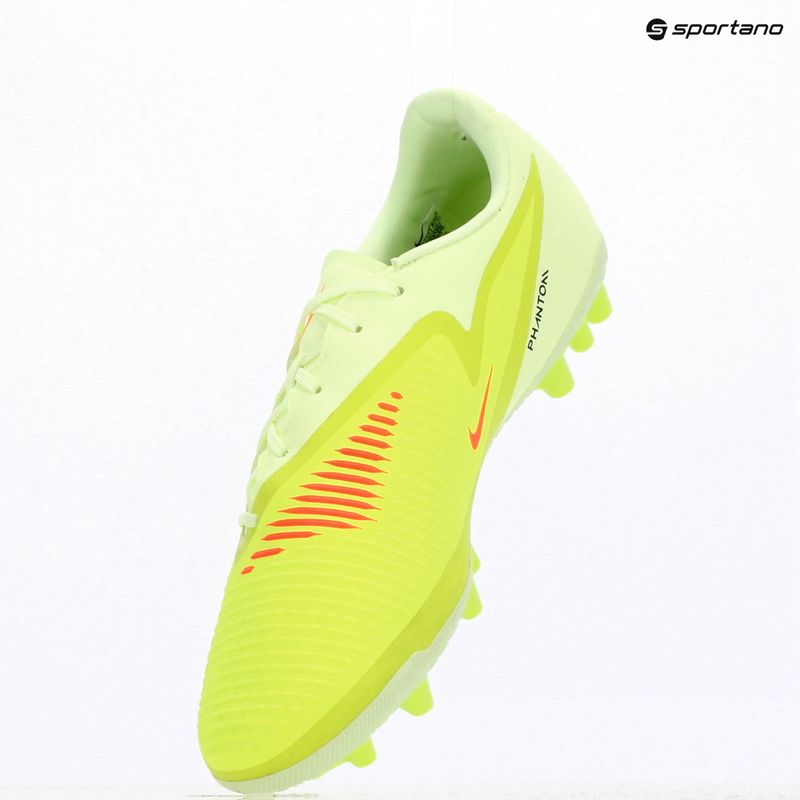 Ghete de fotbal pentru bărbați Nike Phantom 6 Low Academy AG hyper crimson/limelight/black 12