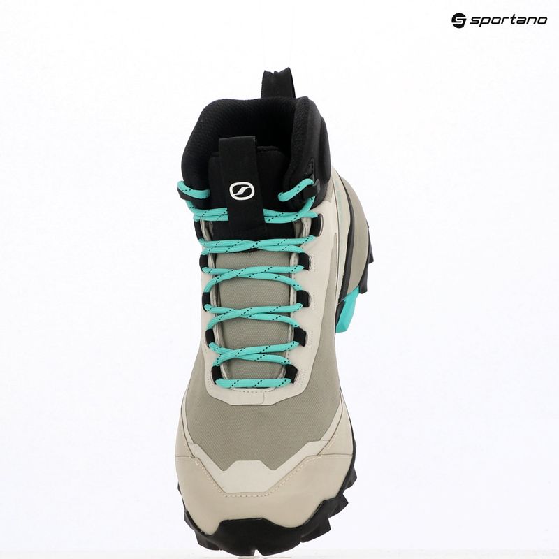 Încălțăminte de trekking pentru femei SCARPA Ribelle Cross 2 GTX fog/aqua green 9
