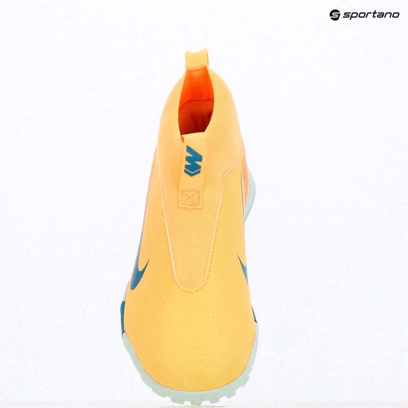 Ghete de fotbal pentru copii Nike Mercurial Superfly 10 Academy Kylian Mbappé Jr TF melon tint/igloo 9