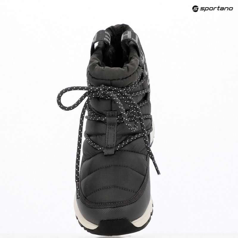 Ghete pentru femei The North Face Thermoball Lace Up WP anthracite grey/white ash 10