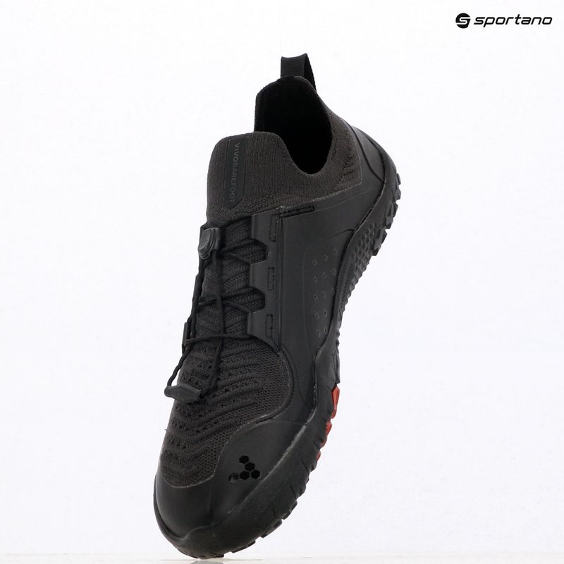 Încălțăminte barefoot pentru bărbați Vivobarefoot Primus Trail Knit Fg obsidian/obsidian 11