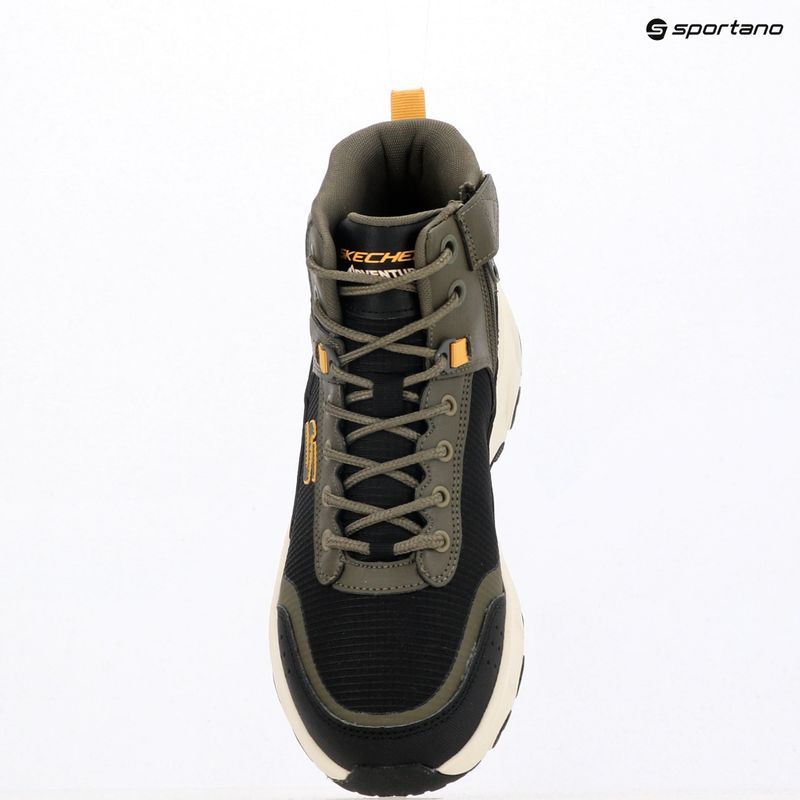 Încălțăminte pentru bărbați SKECHERS Hillcrest 2.0 Woodrock Peak olive/black 9