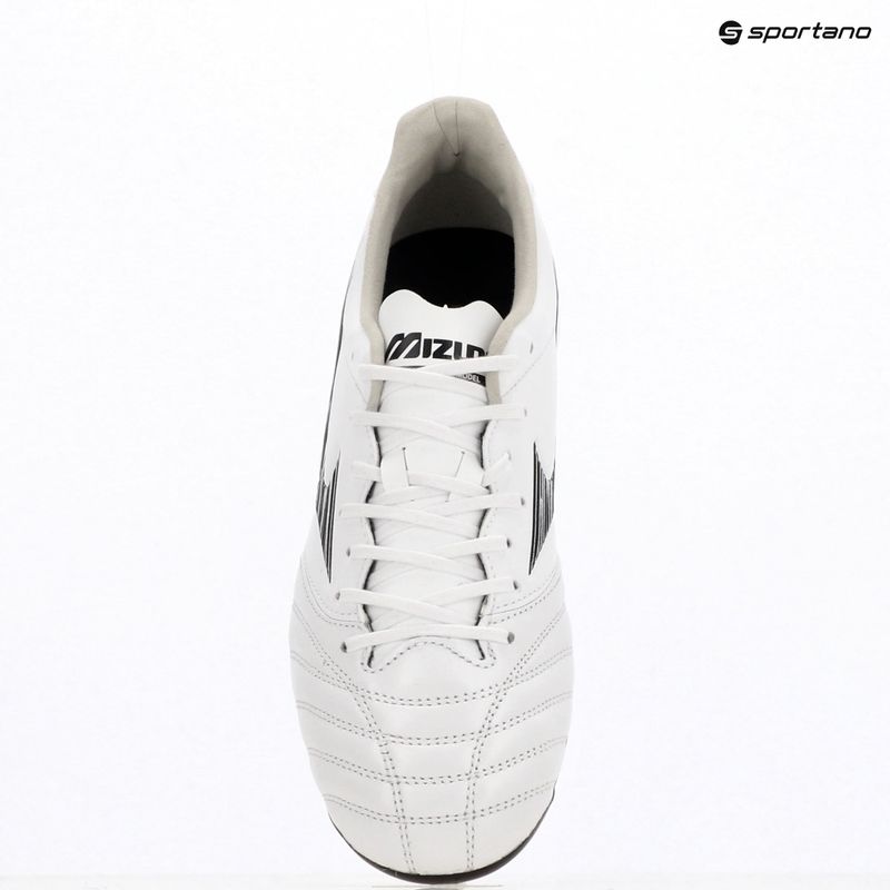 Încălțăminte de fotbal pentru bărbați Mizuno Morelia Neo IV Pro MD white/black/chinese red 14