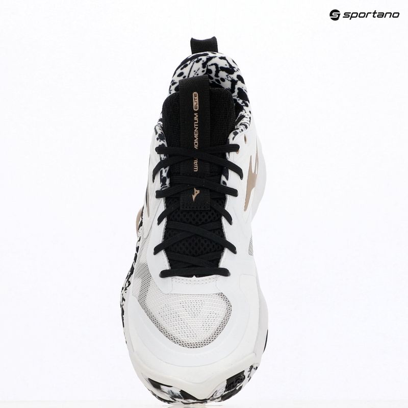 Încălțăminte de volei Mizuno Wave Momentum Elite white/black/ge gold 14