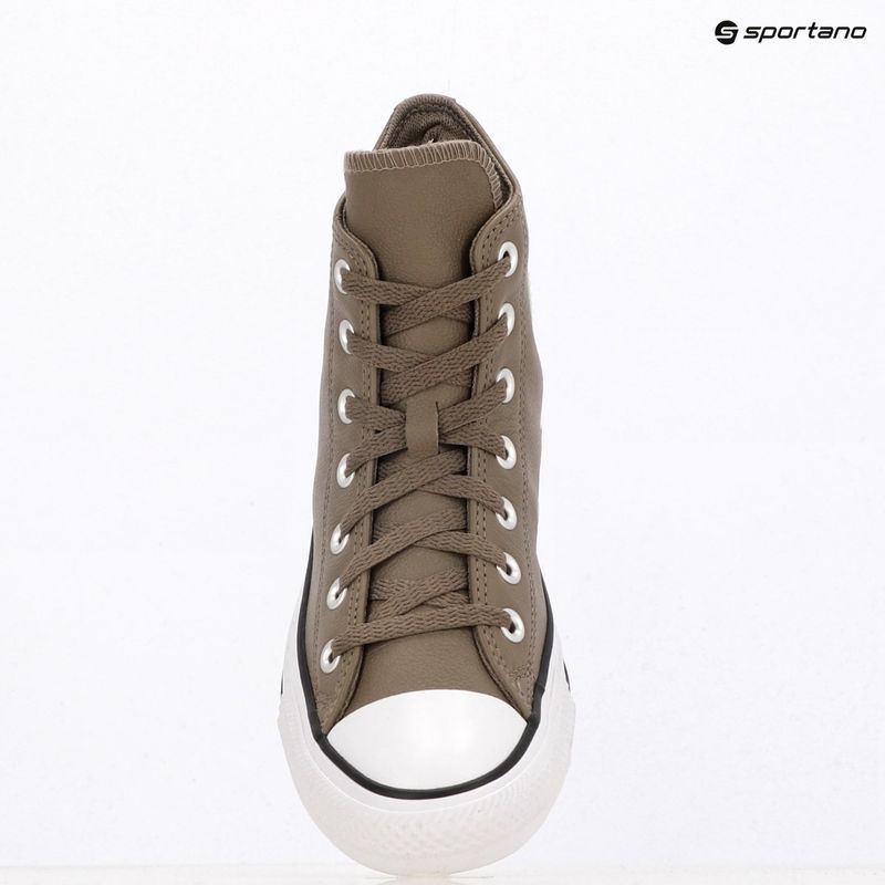 Încălțăminte Converse Chuck Taylor All Star Faux Leather Hi classic taupe/dark matter 9