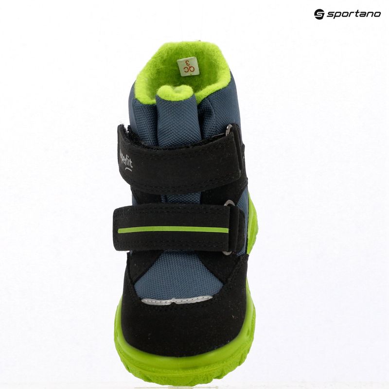 Încălțăminte pentru copii Superfit Husky 1 black/light green 9