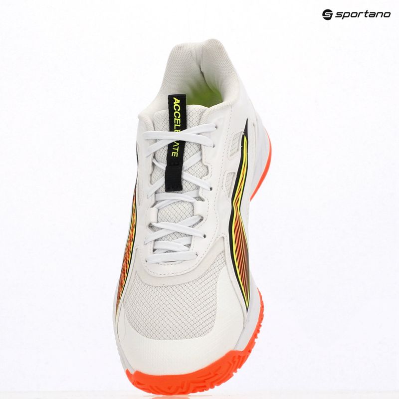 Încălțăminte de handbal PUMA Accelerate Pro 4 Game On puma white/glowing red/ultra blue 16
