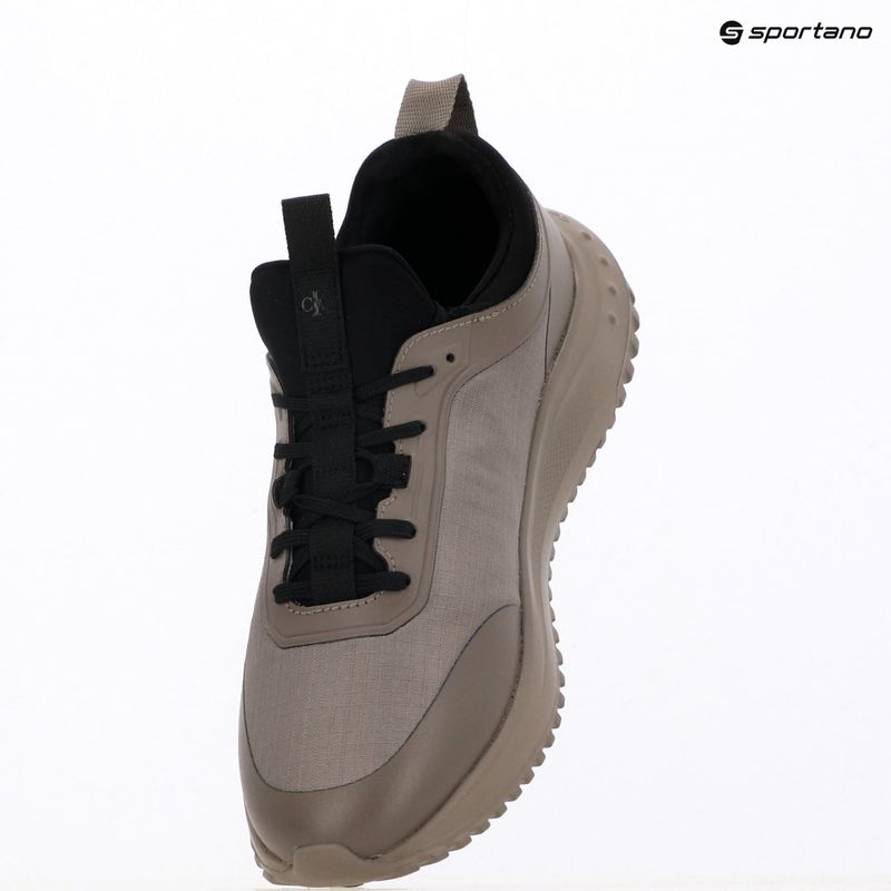 Încălțăminte pentru bărbați Calvin Klein YM0YM01443 Eva Runner Laceup Sock Mat Mix taupe smog/black 9