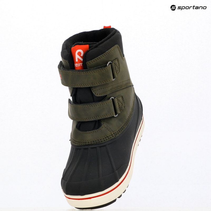 Cizme pentru copii Reima Coconi khaki green 10