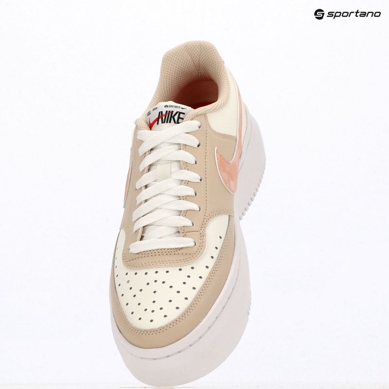 Încălțăminte pentru femei Nike Court Vision Alta sail/white/sanddrift/arctic orange 11