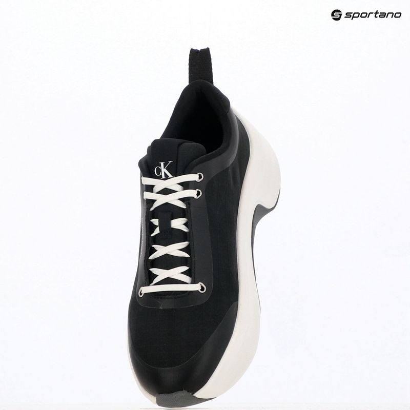 Încălțăminte pentru femei Calvin Klein YW0YW02077 Chunky Runner Laceup Mix Aop black/coal 9