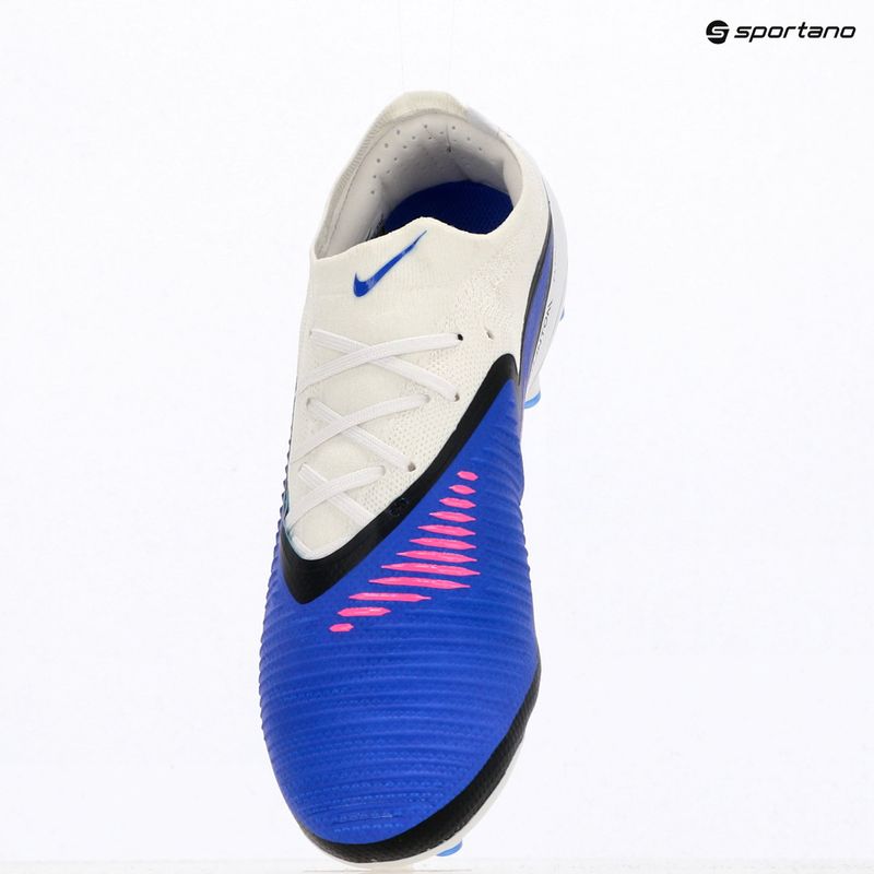 Încălțăminte de fotbal pentru bărbați Nike Phantom 6 Low Pro AG racer blue/white/pink blast 12