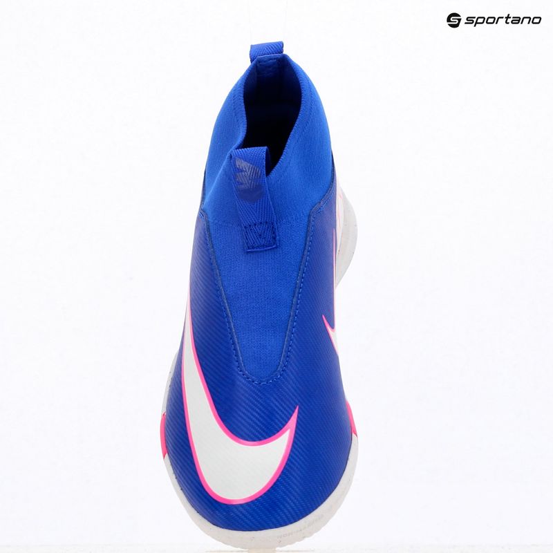 Încălțăminte de fotbal pentru copii Nike Mercurial Superfly 10 Academy IC racer blue/white 11