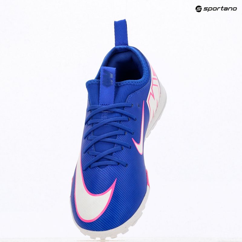 Încălțăminte de fotbal pentru copii Nike Mercurial Vapor 16 Academy TF racer blue/white 11