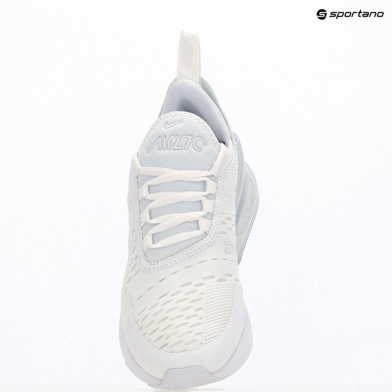Încălțăminte pentru copii Nike Air Max 270 white/metallic silver/white 9