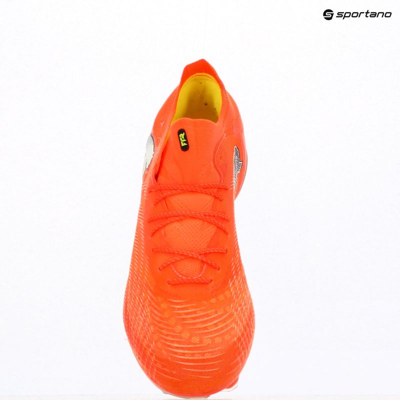 Încălțăminte de fotbal PUMA Future 9 Fusion FG/AG glowing red/puma white/puma black/puma silver 10