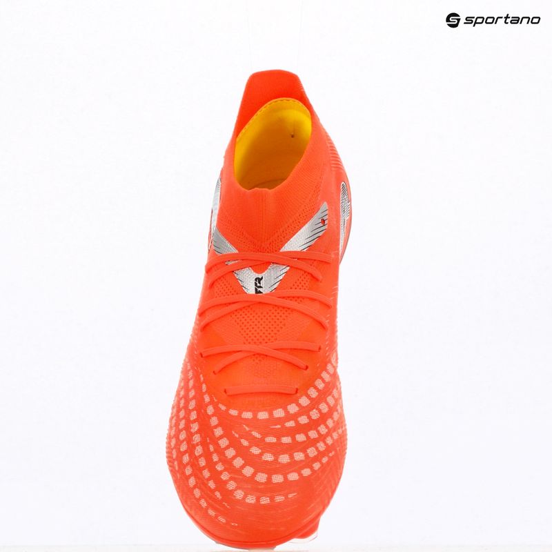 Încălțăminte de fotbal PUMA Future 9 Fusion FG/AG glowing red/puma white/puma black/puma silver 9